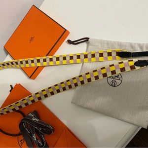 New in Box Hermes Crossbody Strap for Kelly or Constance Long To Go Wallet